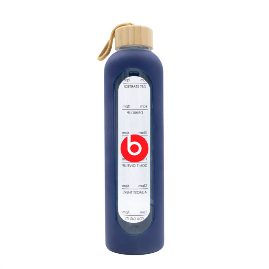 Taku 1L Glass Water Bottles Branded 3